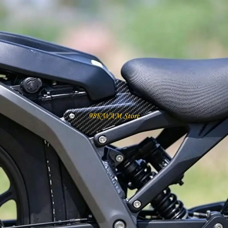 Direct-Replacement Motorcycle Key-Area Panel with a Contoured Shell and Multiple Openings for Original Mounting Locations 68UF