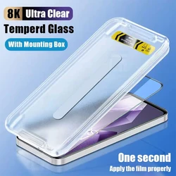One-click Installation Tempered Glass For OnePlus Ace 5 Pro 3V 2V Pro Screen Protector With Alignment Mounting Cover Kit