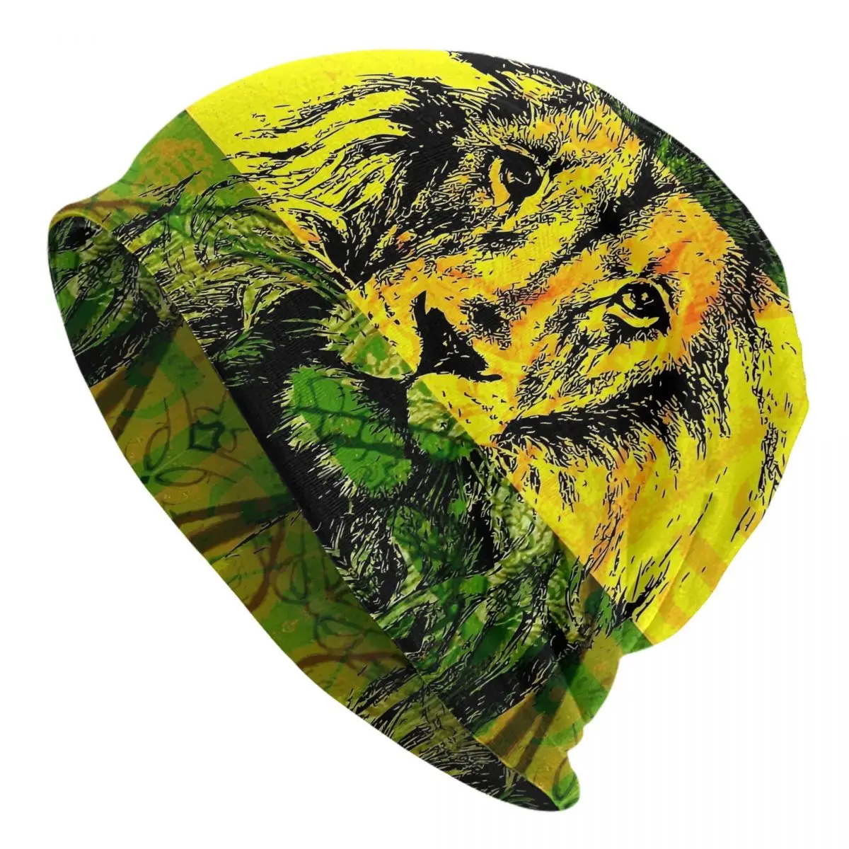 Jamaica Conquering Lion Of Judah Caps Rasta Reggae Hip Hop Men Women Outdoor Skullies Beanies Hats Warm Multifunction Bonnet