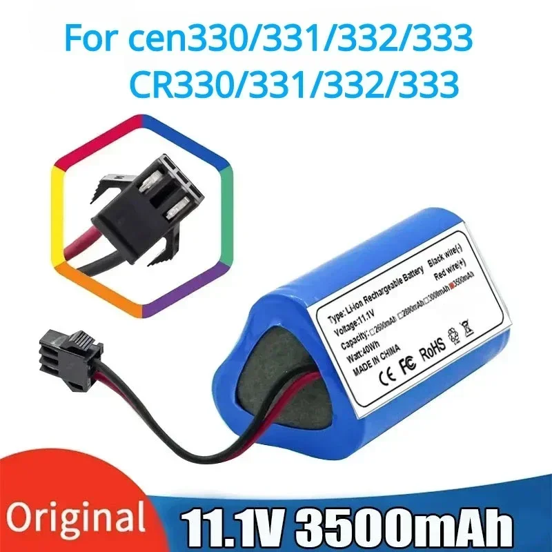 

11.1V 2600mAh/3200mAh/3500mAh Lithium Battery for CECOTEC CONGA Slim 890 Wet Robotic Vacuum Cleaner Battery