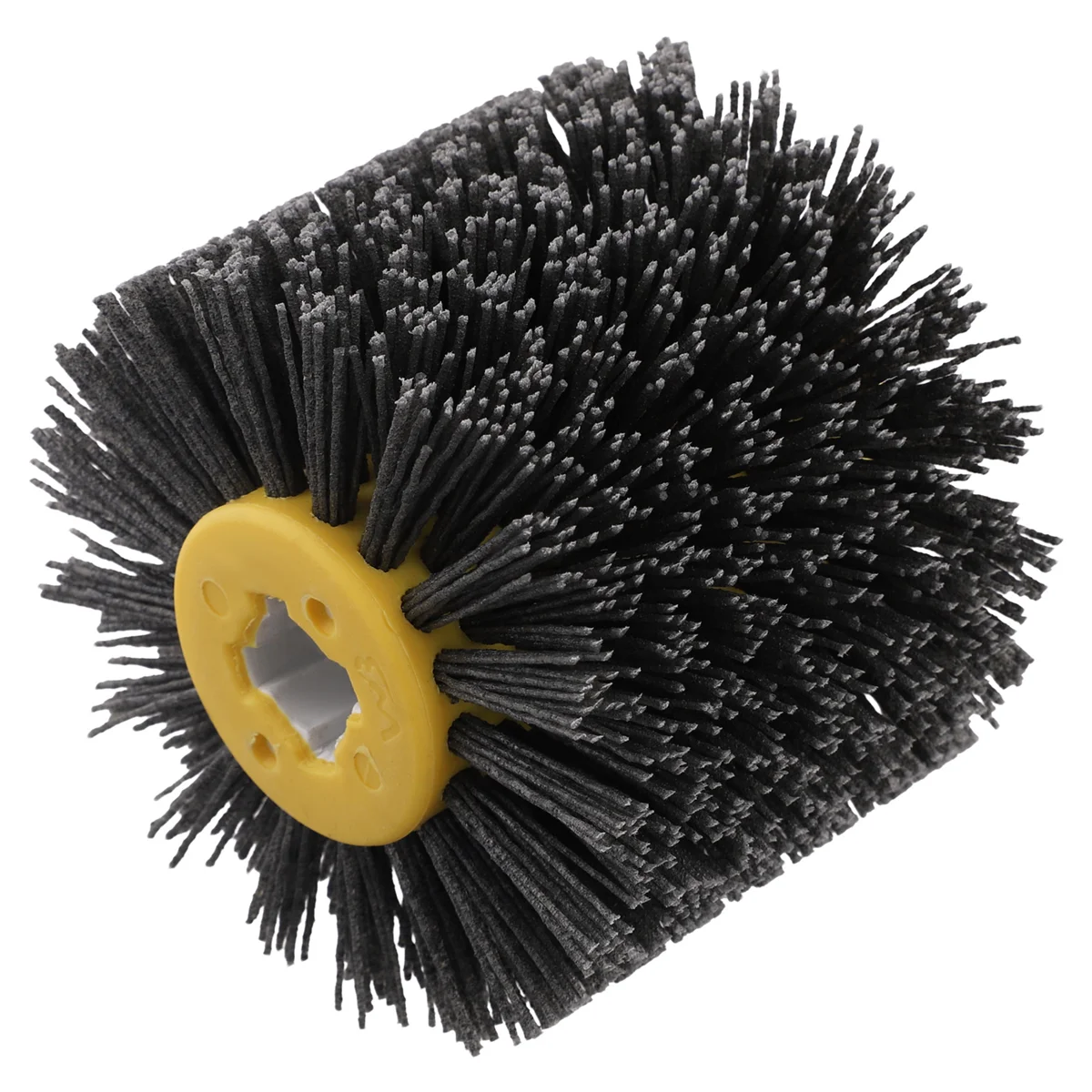 A002 80Grit Abrasive Wire Drawing Wheel Nylon Wire Drum Burnishing Brush Wear- Wheel Sanding for Wood - view 6