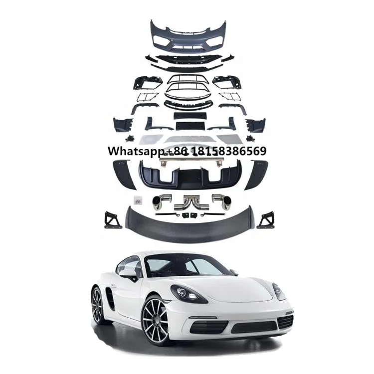 

Factory Sales Bodykit 2017-2023 982 Front Bumper Upgrade GT4 RS Full Body Kits for Porsche 718 Cayman Boxster