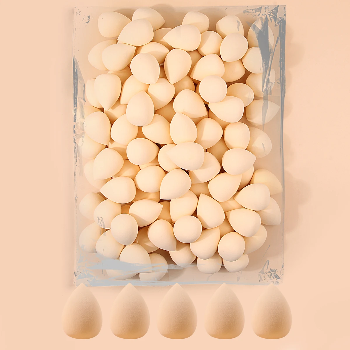 12/20/25/30/50/100PCS Super soft large sponge beauty egg dry and wet dual-purpose makeup tool without powder sticking