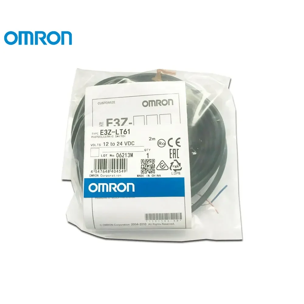 Sensore E3Z-T86-L: fotoelettrico Gamma: 0-15m PNP DARK-ON,LIGHT-ON OMRON Sensore E3Z-T86-L: fotoelettrico Gamma: 0-15m PNP DARK-ON,LIGHT-ON OMRON