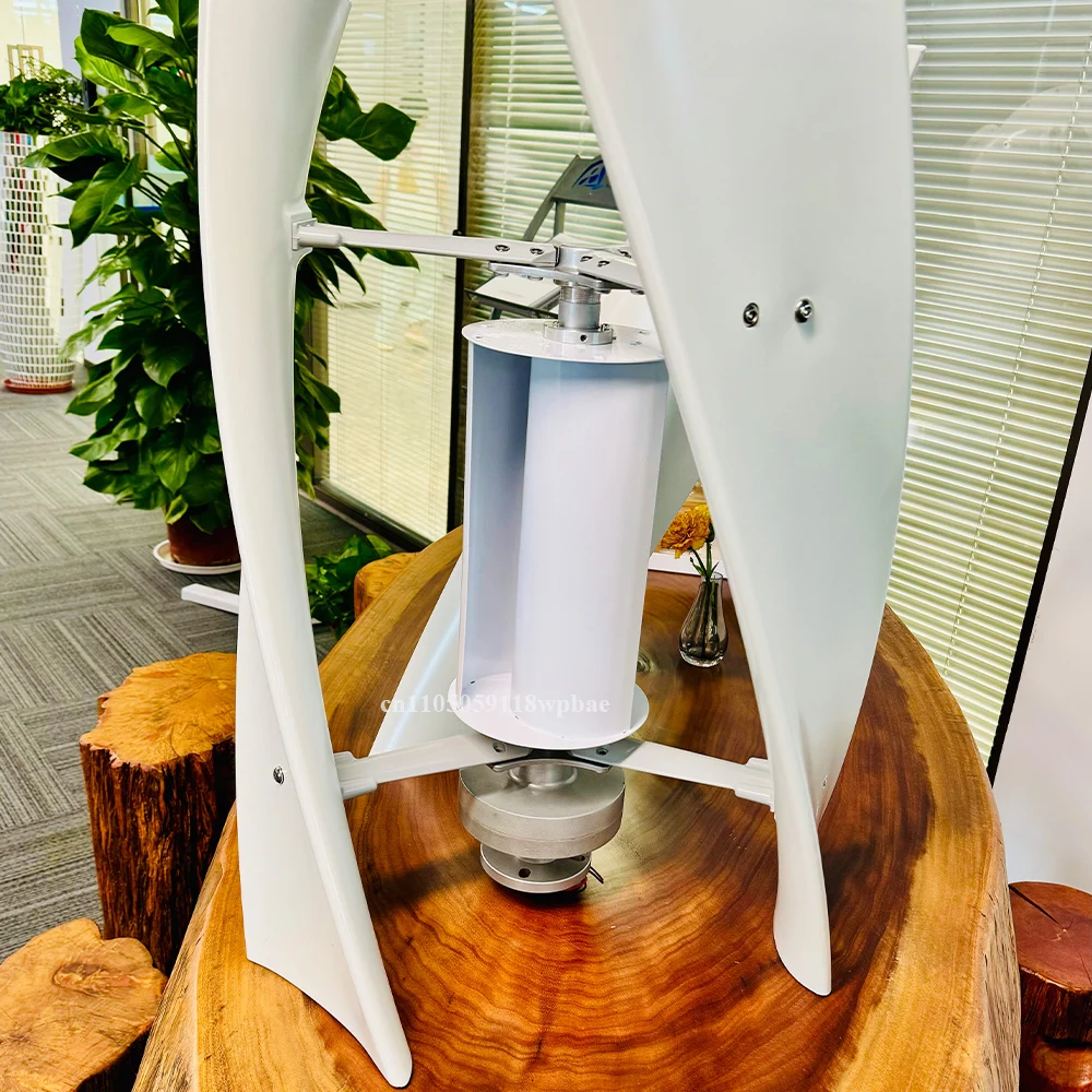 8000W 12V 24V 48 CE Roof Mount Residential Vertical Axis Efficient Wind Turbine Generator For Home Use high efficiency