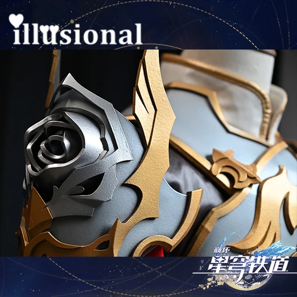 illusional Argenti from Honkai: Star Rail Argenti Cosplay Costume Full set with armors shoes High quality version