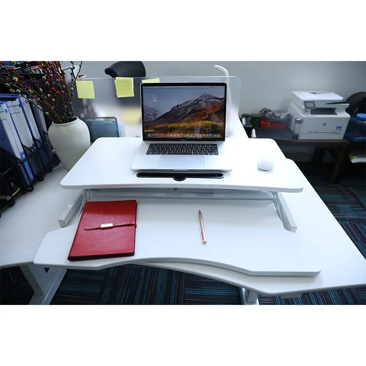 Modern Office Furniture desk Sit to Stand Gas Spring Standing Desk Converter