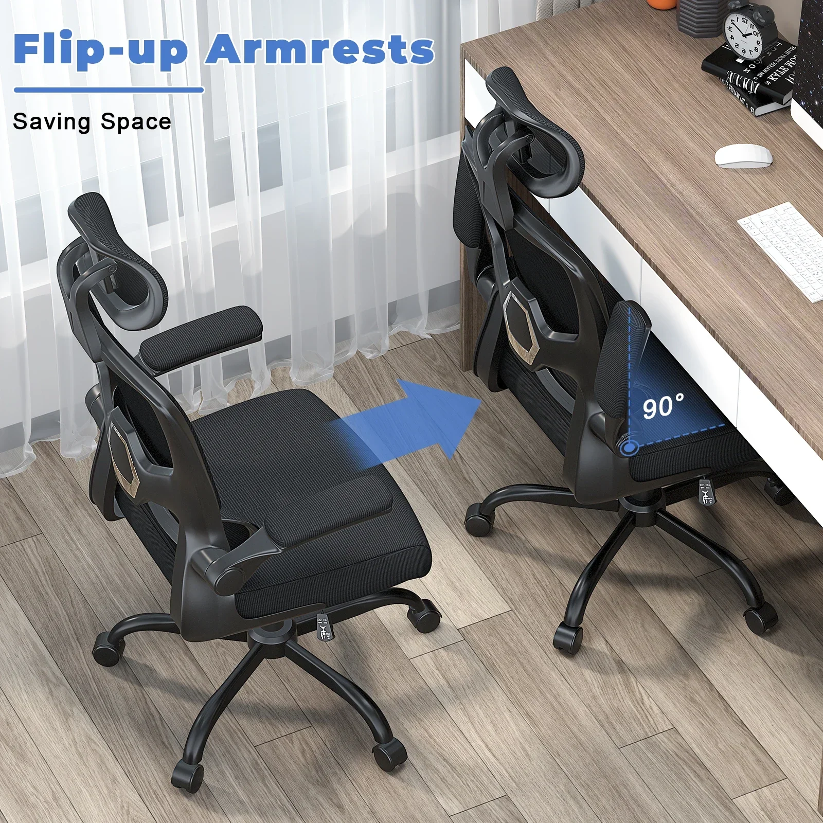 Ergonomic Gaming Chair Mesh Office Chair Elevating With High Backrest And 3D Lumbar Support Silla De Escritorio Chair Gamer