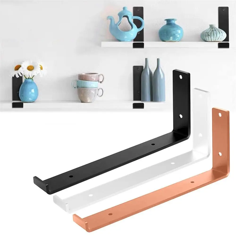 15/20cm Wall Mounted Concealed Shelf Support Home And Kitchen Right Angle Bracket Multi-functional Steel Furniture Holder