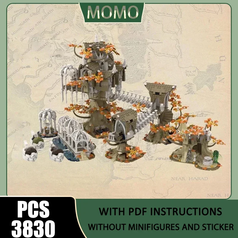 Moc Building Blocks Magical Forest UCS Complete Bundle Model Technology Famous Movie Scene Model Bricks DIY Assembly Toys Gifts