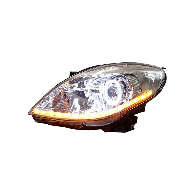 Customized Full LED Headlights For Nissan Sunny Bi-xenon Projector Lens Front Lamps With DRL