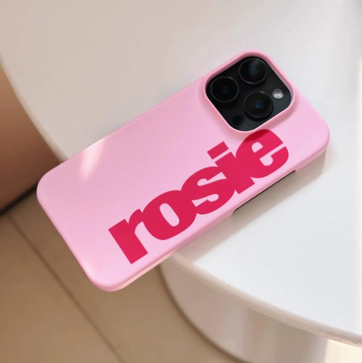 Ins Korean Sweet Pink Letters Case for IPHONE 16 ProMax 15 14 13 12 11 PRO 16 Plus Acrylic TPU Two in One Magnetic Phone Cases - Image 4