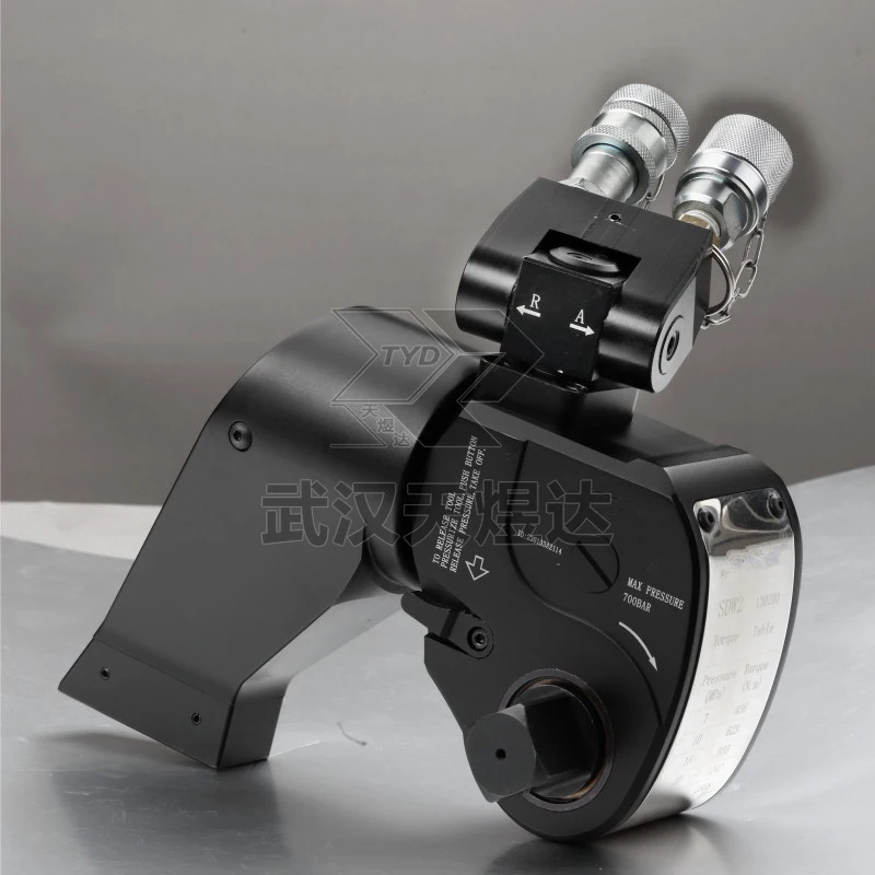 TYD-60000Nm Chave de torque hidráulica de acionamento quadrado de 2-1/2 polegadas com fabricante de bomba