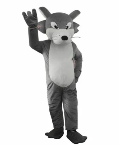 

New Adult Character Wolf Mascot Costume Halloween Christmas Dress Full Body Props Outfit Mascot Costume