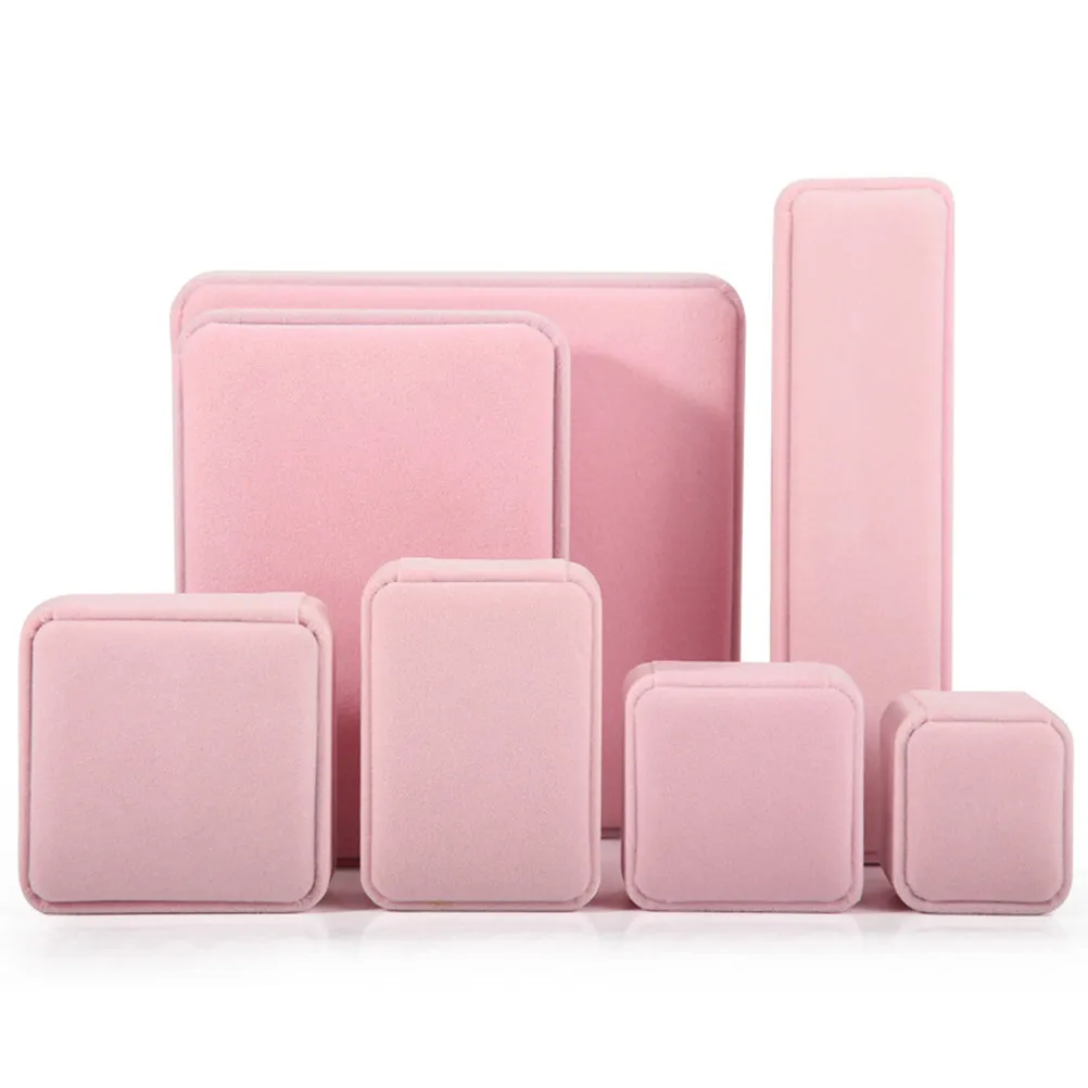 

2Pcs Jewelry Gift Boxes Pendant Box Soft Lining Safe Luxury Display for Necklace Chain Organizing At Home Jewelry Gift Boxes