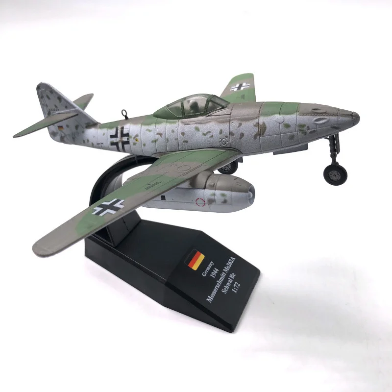 Nsmodel Germany World War Ii Jet Fighter Me-262 Simulation Alloy Aircraft Model Finished Furniture Decoration Children's Toys