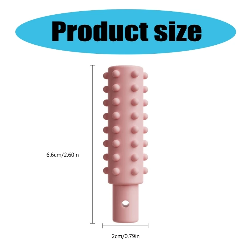 Przyjazny dla dzieci smoczek silikonowy dla osób autystycznych Teksturowany dla wygody Odporny na ciepło gryzak Gryzak dla do