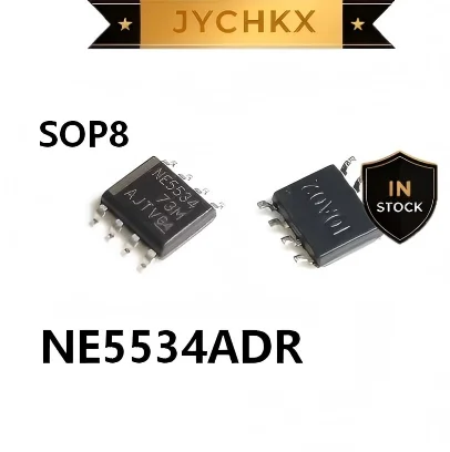 5-10PCS NE5534ADR SOIC‑8 SOP‑8 Single Low Noise Operational Amplifier IC 10MHz Gain Bandwidth 13V/μs Slew‑Rate For Hi‑Fi Audio