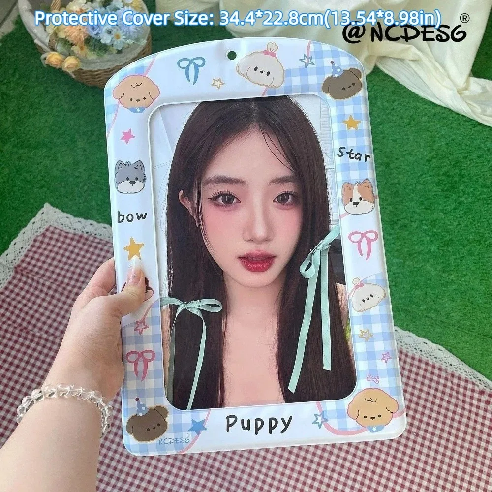 Trendiger A4 Fotokartenhalter Koreanischer Idol Riesen-Fotoschutz Bunter PVC-Fotokartenhalter für Fans – Detail 1
