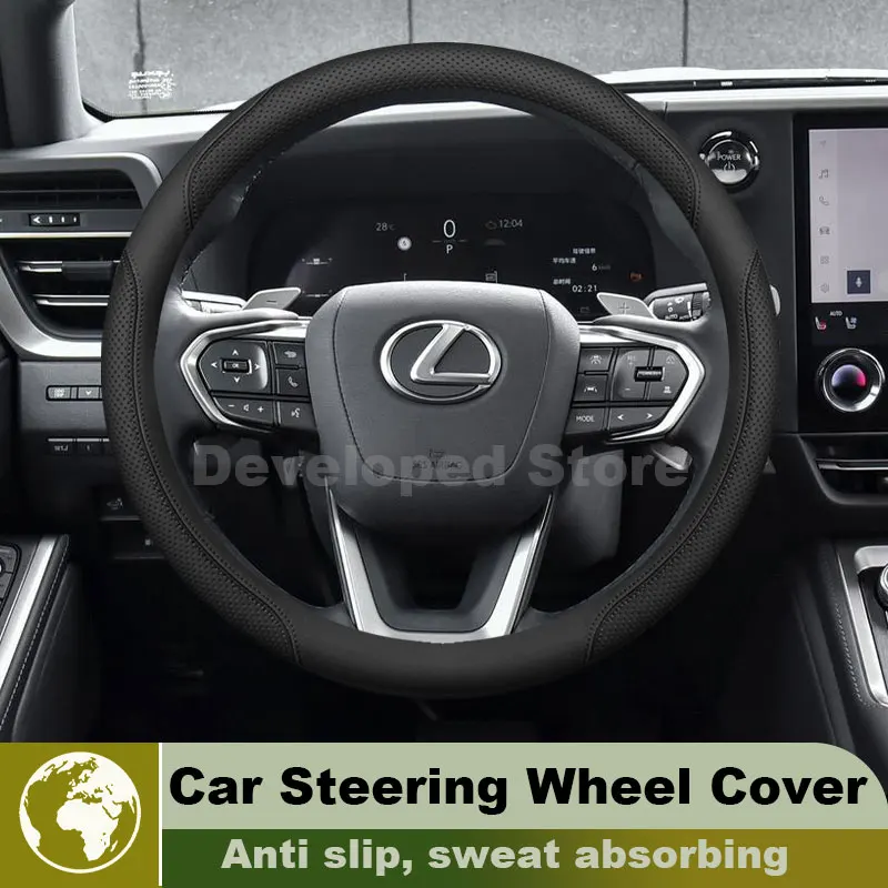 Leather Car Steering Wheel Cover For Lexus GX550 GX460 GX470 2010-2026 Popular Style Auto Interior Lexus GX550 2025 Accessories