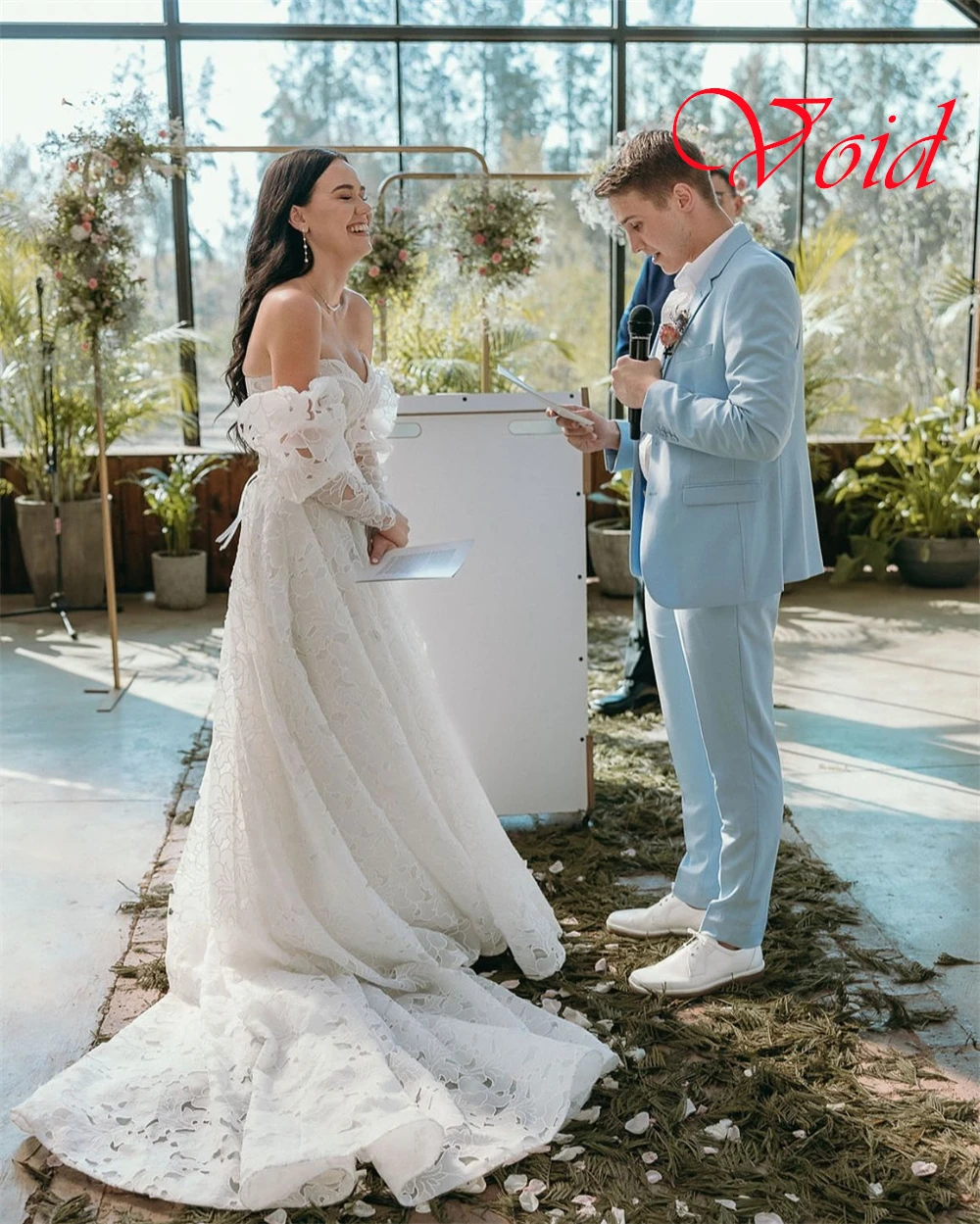 Vestidos de noiva de tule branco personalizados, elegante, sem alças, manga destacável, mangas compridas, vestido de casamento, capela, trem, costas nuas