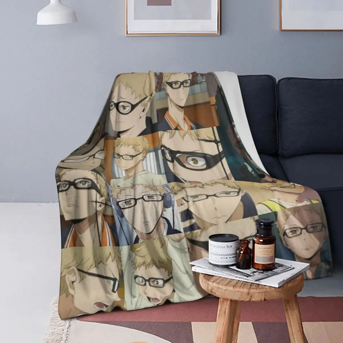 

Haikyuu-Kukishima манга одеяло мягкое теплое фланелевое одеяло для кровати гостиная пикник путешествия домашний диван