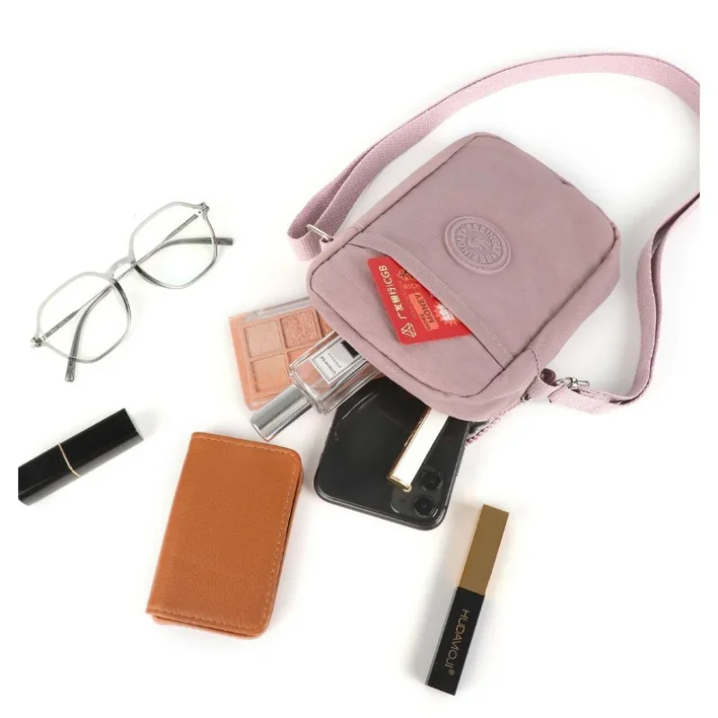 New Minimalist Phone Bag Waterproof Shoulder Bag Women Crossbody Bag Phone Pouch Student Coin Purse Key Lipstick Storage Bags