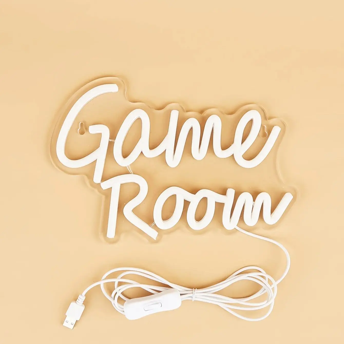 Chi-buy LED 네온 Gameroom USB 전원 네온 사인 장식 램프 표지판 침실 룸 바 숍을위한 생일 선물 벽 예술
