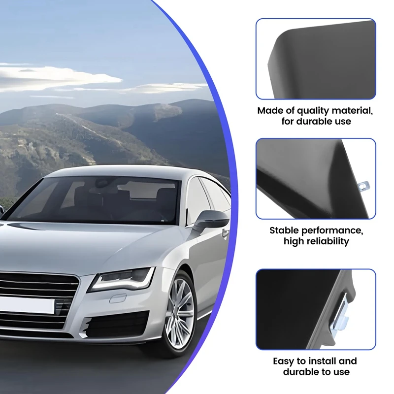 Front Door Mirror Corner Trim Cover For  A7 RS7 Sportback 2011-2017 Rearview Mirror Triangle Panel