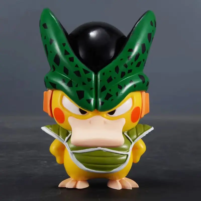 Figura de Anime Gk Psyduck de 11cm/18cm, Pokemon Cos Cell Kawaii, estatua de adorno interesante, juguetes creativos y extraños, modelo, regalos para niños