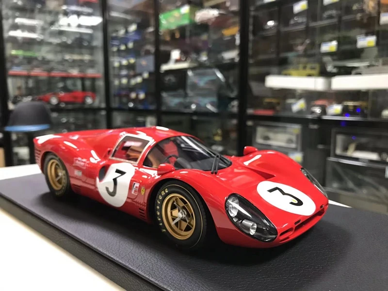 Topmarques 1:18 300P4 1964 Le Mans Simulation Limited Edition Resin Metal Static Car Model Toy Gift