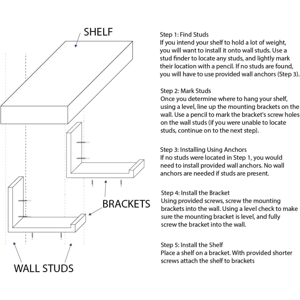 أرفف ريفية مع مجموعة أقواس J مكونة من 2، رف صناعي، أرفف مطبخ، خشب متين، تخزين حائط مزخرف، شديد التحمل، URB
