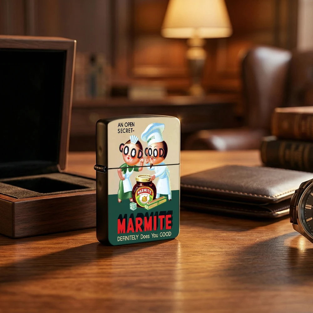 Encendedor Chef Marmite Good Lighter, con Extracto de Levadura, Tapa Abatible, para Cocina y Camping