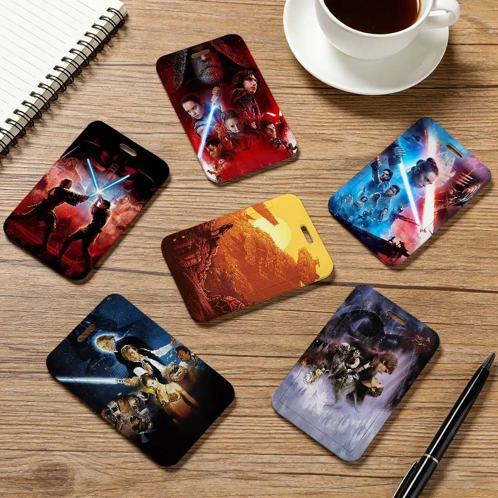 Funda para Tarjetas de Identificación con Diseño de Star Wars, Porta Tarjetas de Visita, Porta Tarjetas de Crédito, Unisex, para Trabajo, Negocios, Autobús