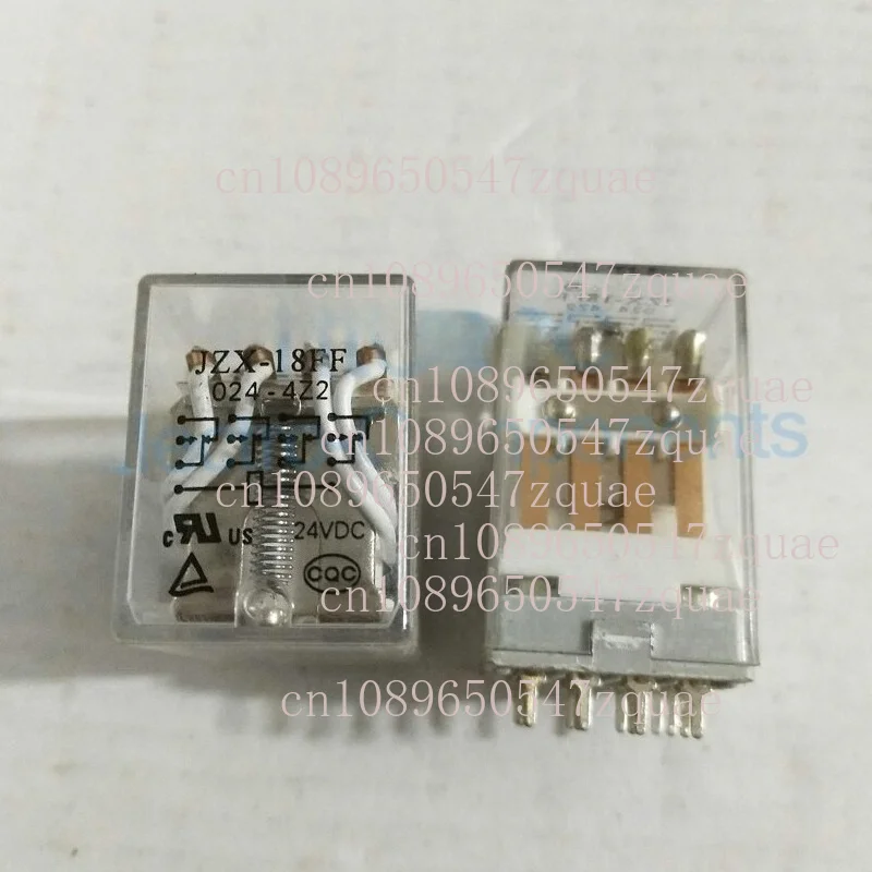 JZX-18FF-024-4Z2 24VDC for HongFa General Purpose Relay 5A 14 Pins (Pack of 10)