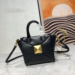 2024 Studded Handbag Luxury Designer Handbag Brand Tote Bags for Women Shoulder Bags Leather Spring Bags Fashion Casual Handbags