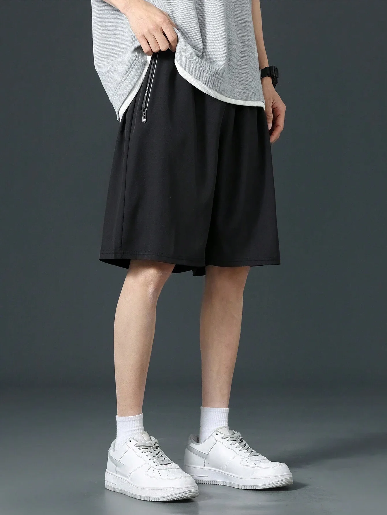 

Men's Quick Dry Ice Silk Casual Shorts For Beach Outdoor Sports