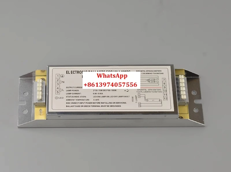

Балласт УФ-кислородной лампы PH6-800-150W УФ-электронный выпрямитель PH2-800-150W