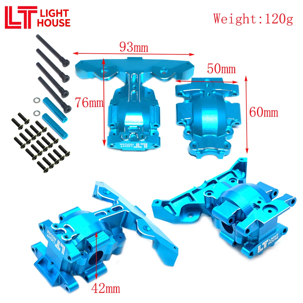 

LIGHT HOUSE 7075 Aluminum Front Gear Box For TRAXXAS Mini Maxx RC Car Upgrades Parts