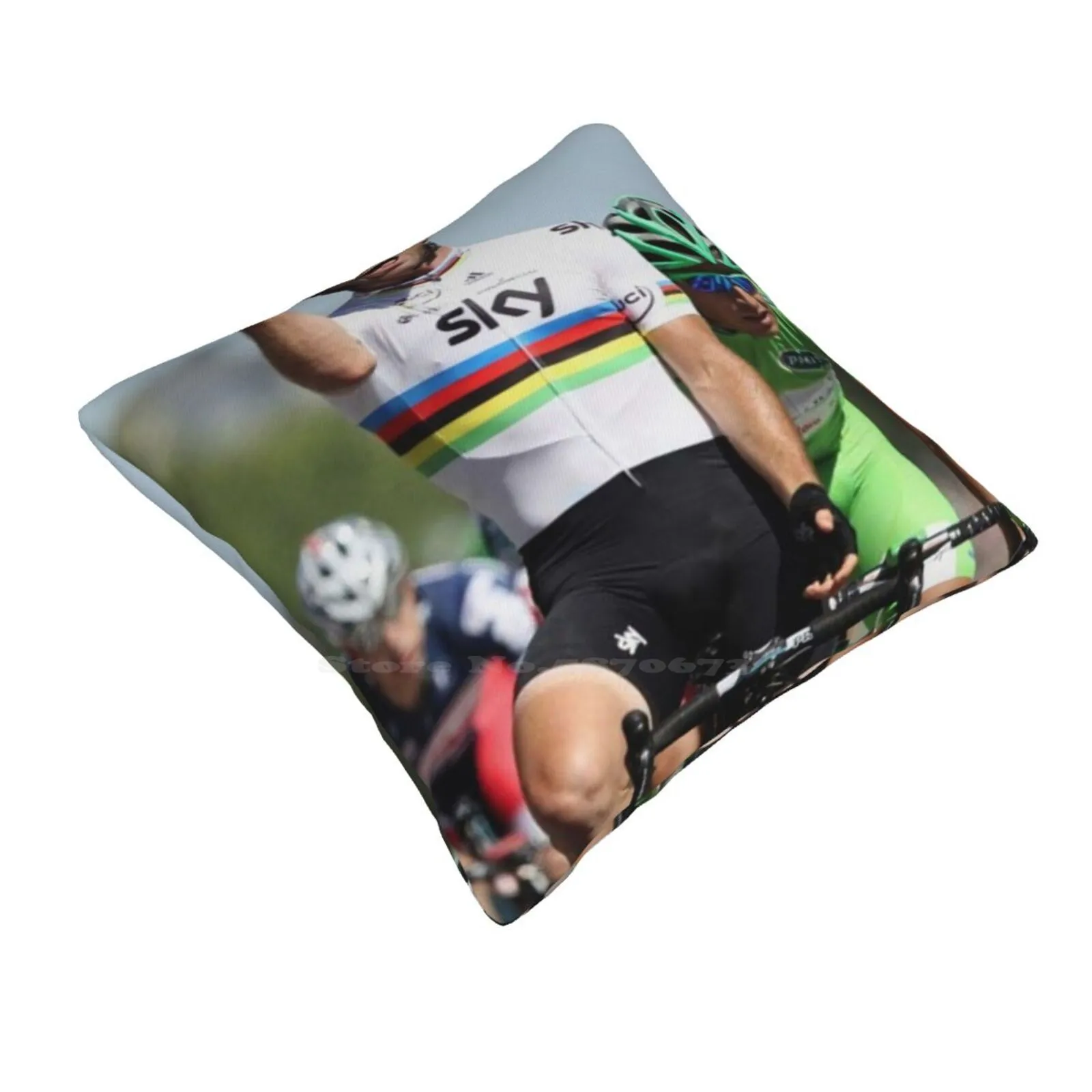 Pillow Cover Hug Pillowcase Mark Cavendish Cycling Bike Race Green Cyclist Team Bicycle Road Sport Sprint Bradley Wiggins