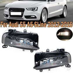 PMFC Fog Light Front Fog Lamp Halogen Clear Whit Bulds Fog Lamp Assembly For Audi S5 A5 S-Line 2013-2016 8T0941699G 8T0 941 700G