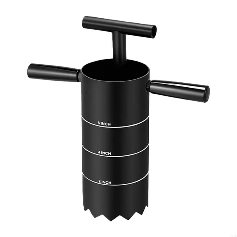 

Портативный резак для гольфа со съемной ручкой, стандартный 4 и 6-дюймовый ямокопатель для практики на заднем дворе 24BD