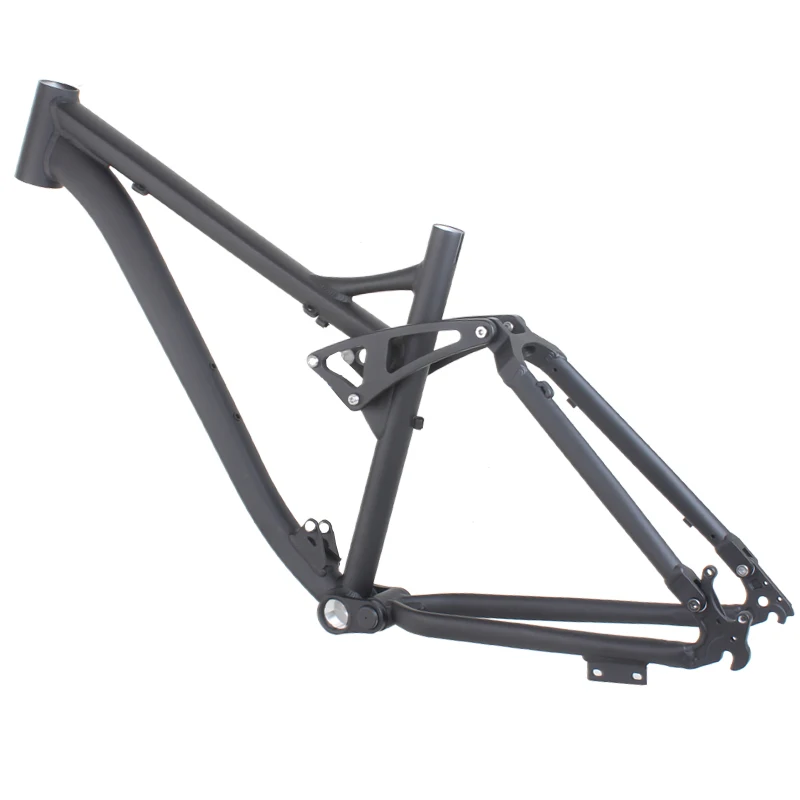 26 Inch Mountain Bike Aluminum Alloy Shock Absorbing Frame Four Bar Soft Tail Suspension Frame Disc Brake Oil Disc Quick Release