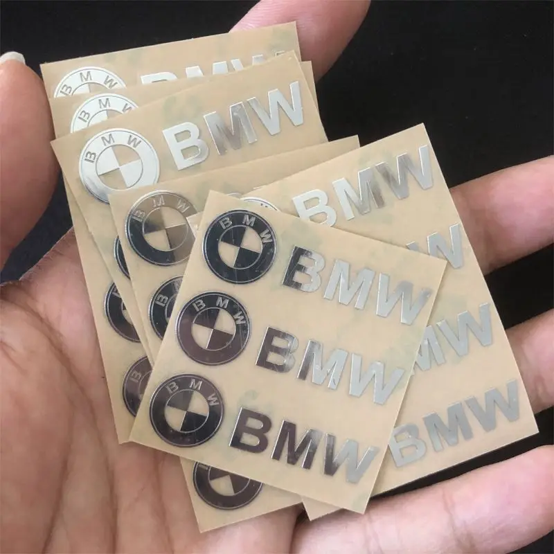 Creative Car Emblem Interior Sticker  For BMW E34 E46 E39 E38 E90 E60 E36 F30 F30 F10 E92 E38 E91 Dashboard Console Label Decals view 3