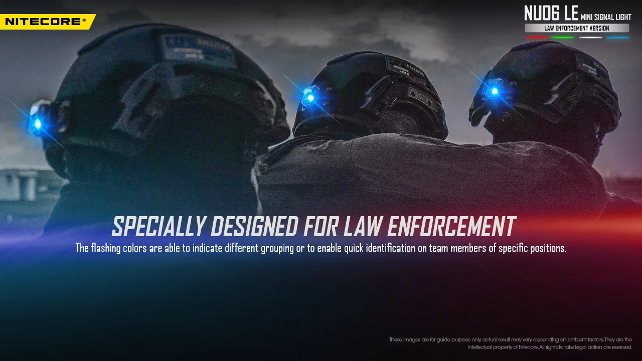 الأصلي Nitecore NU06 LE تحذير كشافات الأشعة تحت الحمراء مصباح إشارة أضواء مصباح إشارة أضواء دراجة تسلق ضوء شرطة الطوارئ