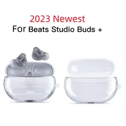 1PC Headphone Cover For Beats Studio Buds+ Wireless Earbuds Protective Case Shockproof Bluetooth Earphone Soft Transparent Shell