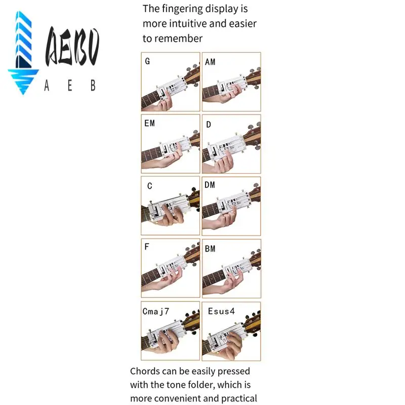 

AEB0-гитара, народная классическая акуродерная помощь, одна клавиша, устройство для аккордов, кнопка, автоматический помощник для детей, начинающих