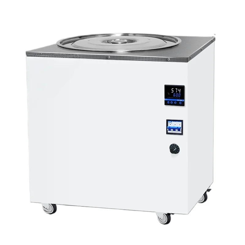 Calentador eléctrico de gran capacidad de 50 litros, pantalla digital, temperatura constante, baño de agua con agitación magnética, tanque de agua