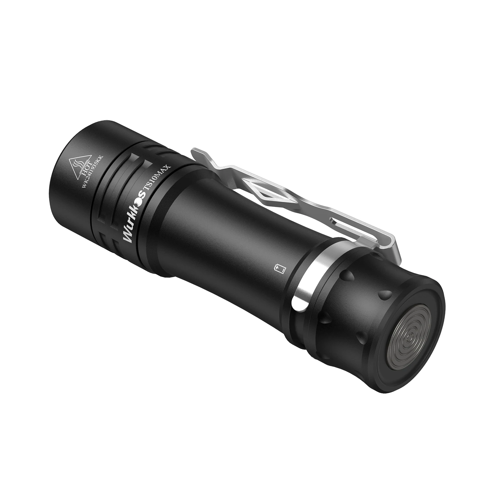 Wurkkos TS10 MAX Nichia 519A 5000k＆ anduril 2.0 ,18650 portable flashlight with Maximum output 2500 lumens/157m/E-tail switch