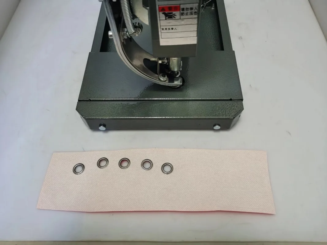 10mm semi-automatic buttonhole machine, manganese steel ringless buttonhole machine, inkjet cloth banner